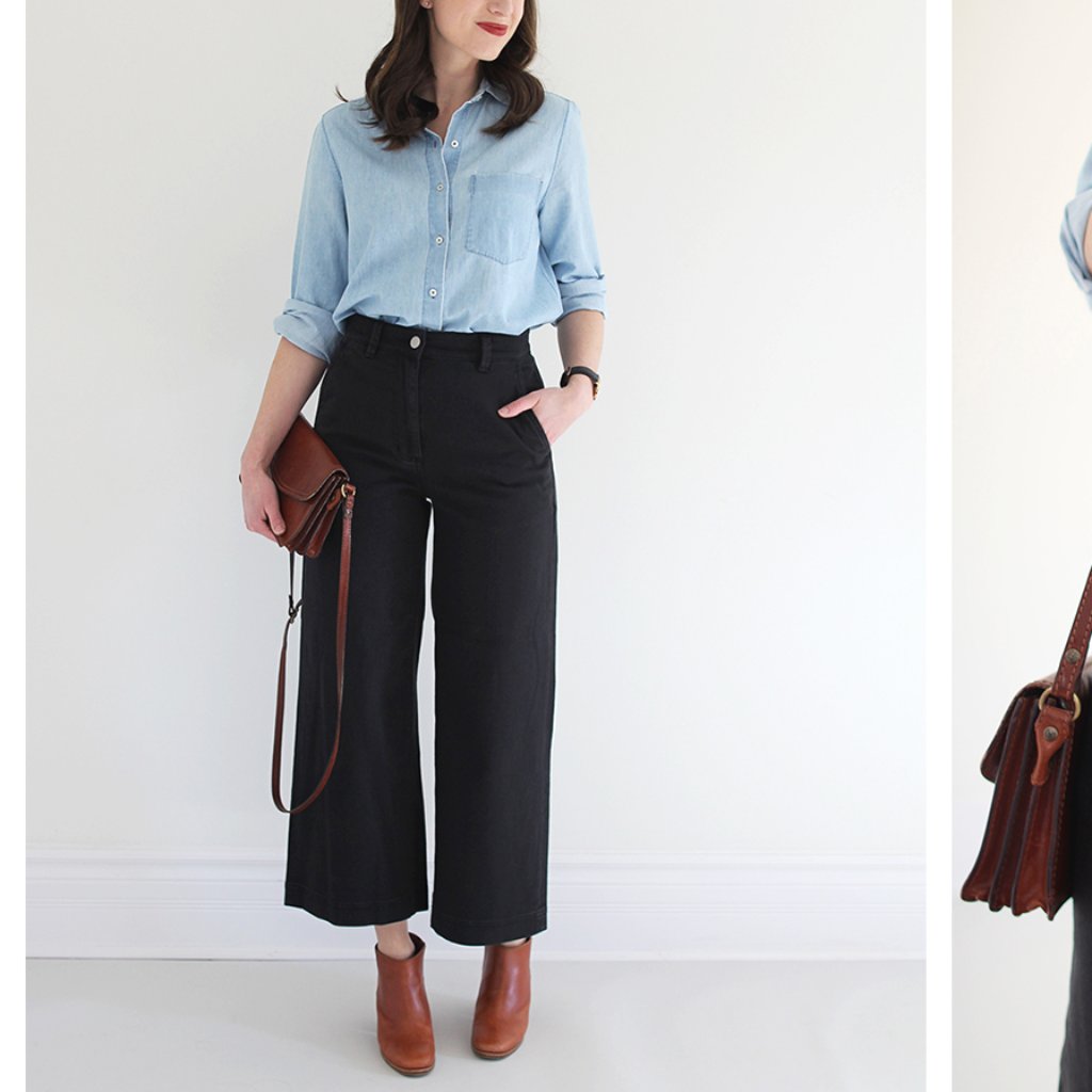 Everlane Wide Leg Crop Pant Size 4
